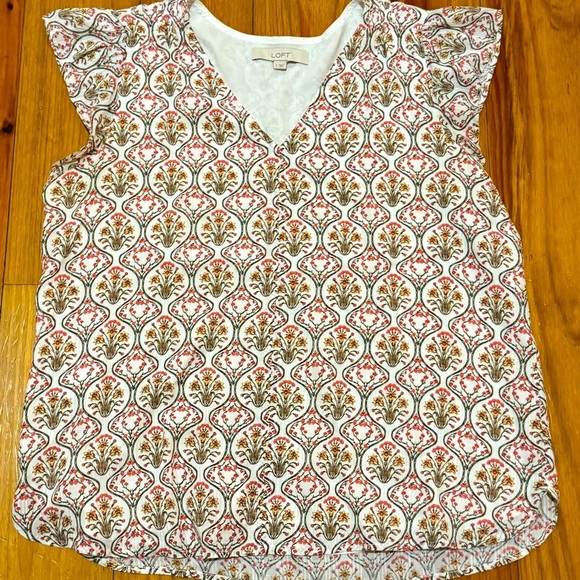 Loft Floral Blouse - Picture 1 of 4